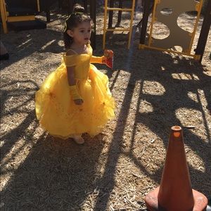 Belle costume dress & shoes